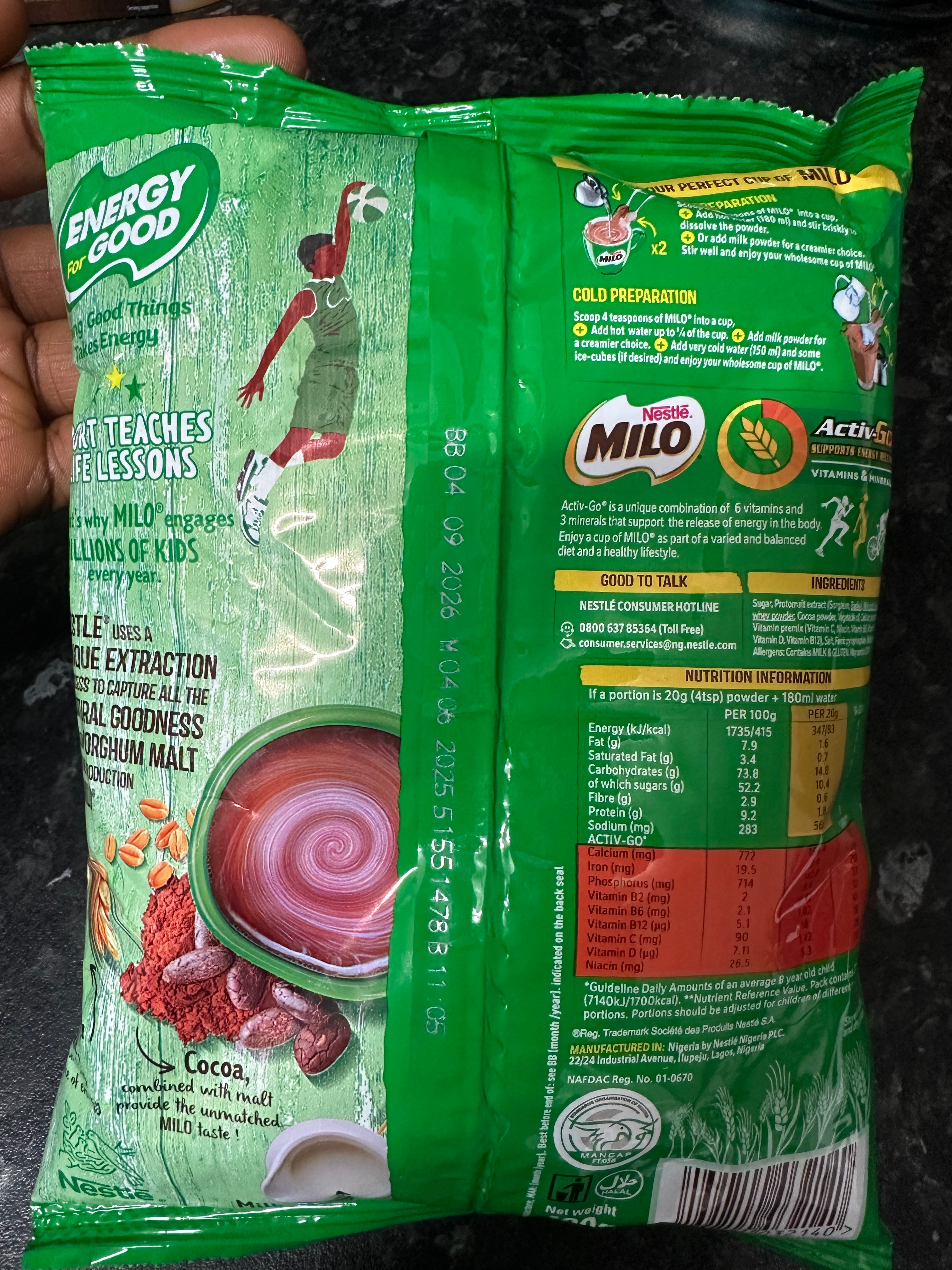Milo Refills