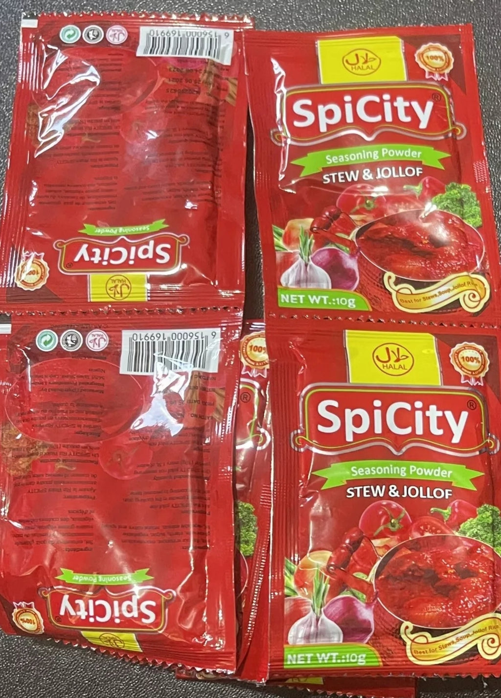 Spicity Jollof Spice(1 roll) -   10gx 100g