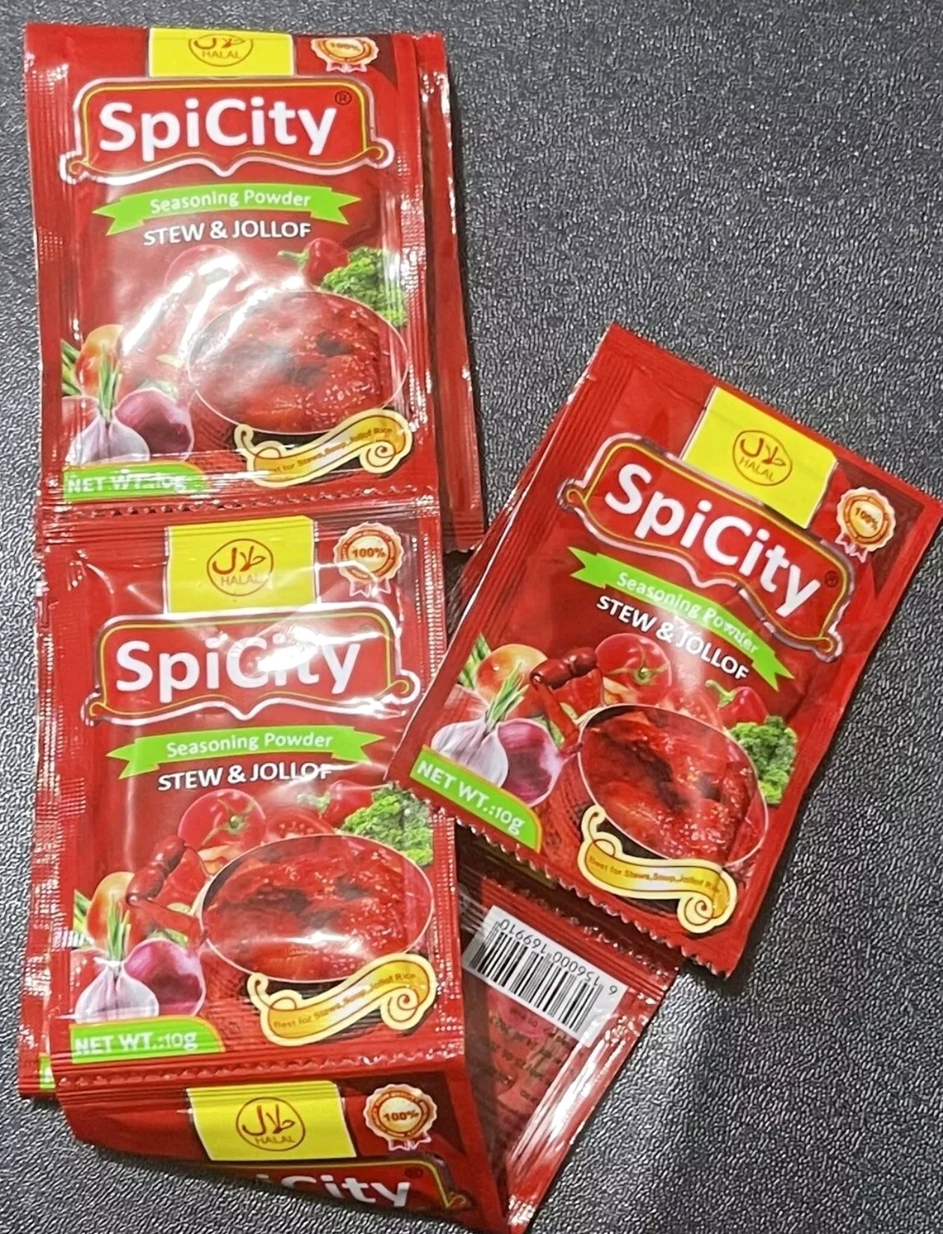 Spicity Jollof Spice(1 roll) -   10gx 100g